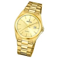 Orologio Festina Uomo Acero Classico in Acciaio placcato oro giallo F20555/3 - F20555/3